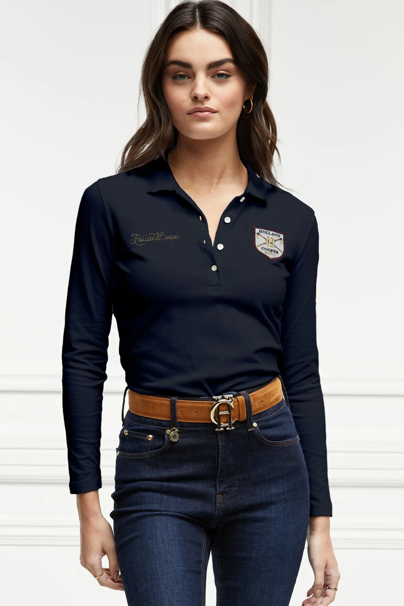 Classic Long Sleeve Polo Shirt