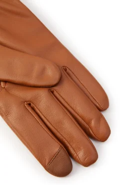 Contrast Leather Gloves