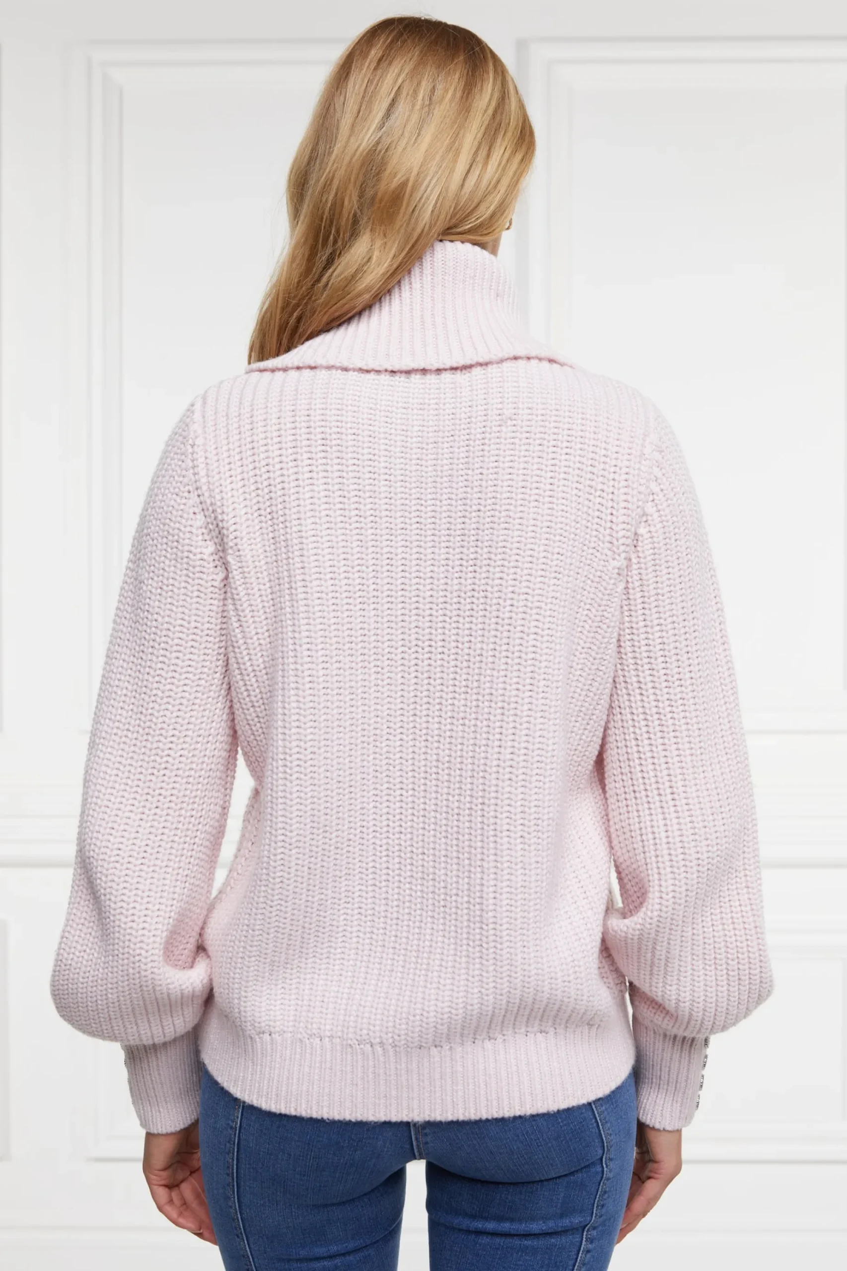 Corded Roll Neck Knit