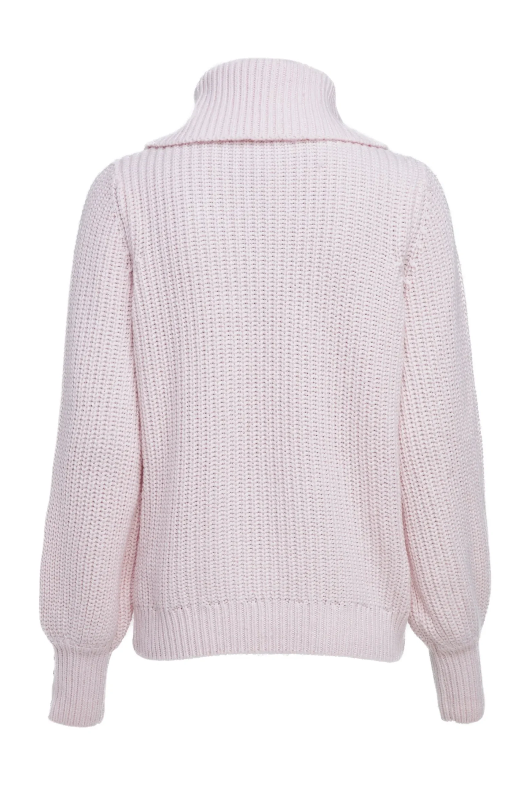 Corded Roll Neck Knit