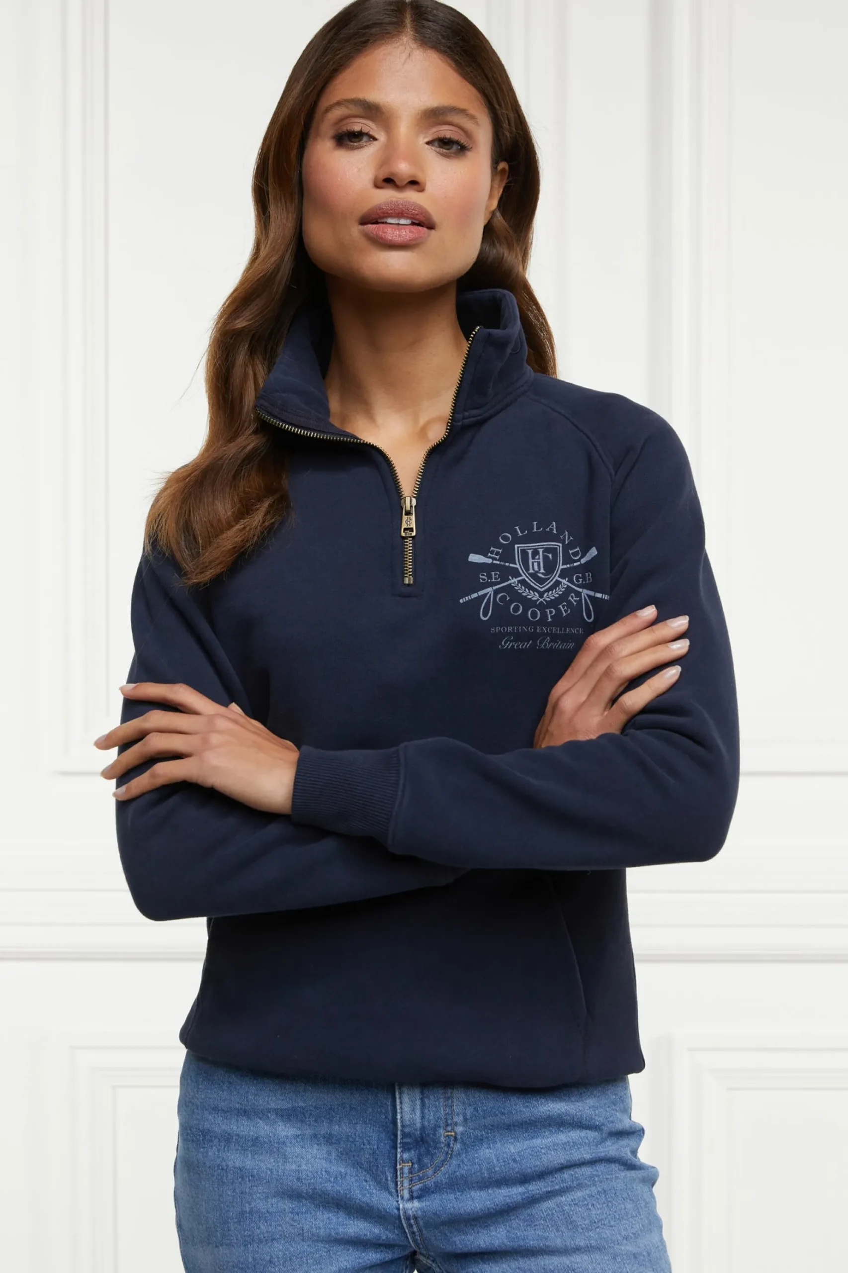 Crest Zip Henley