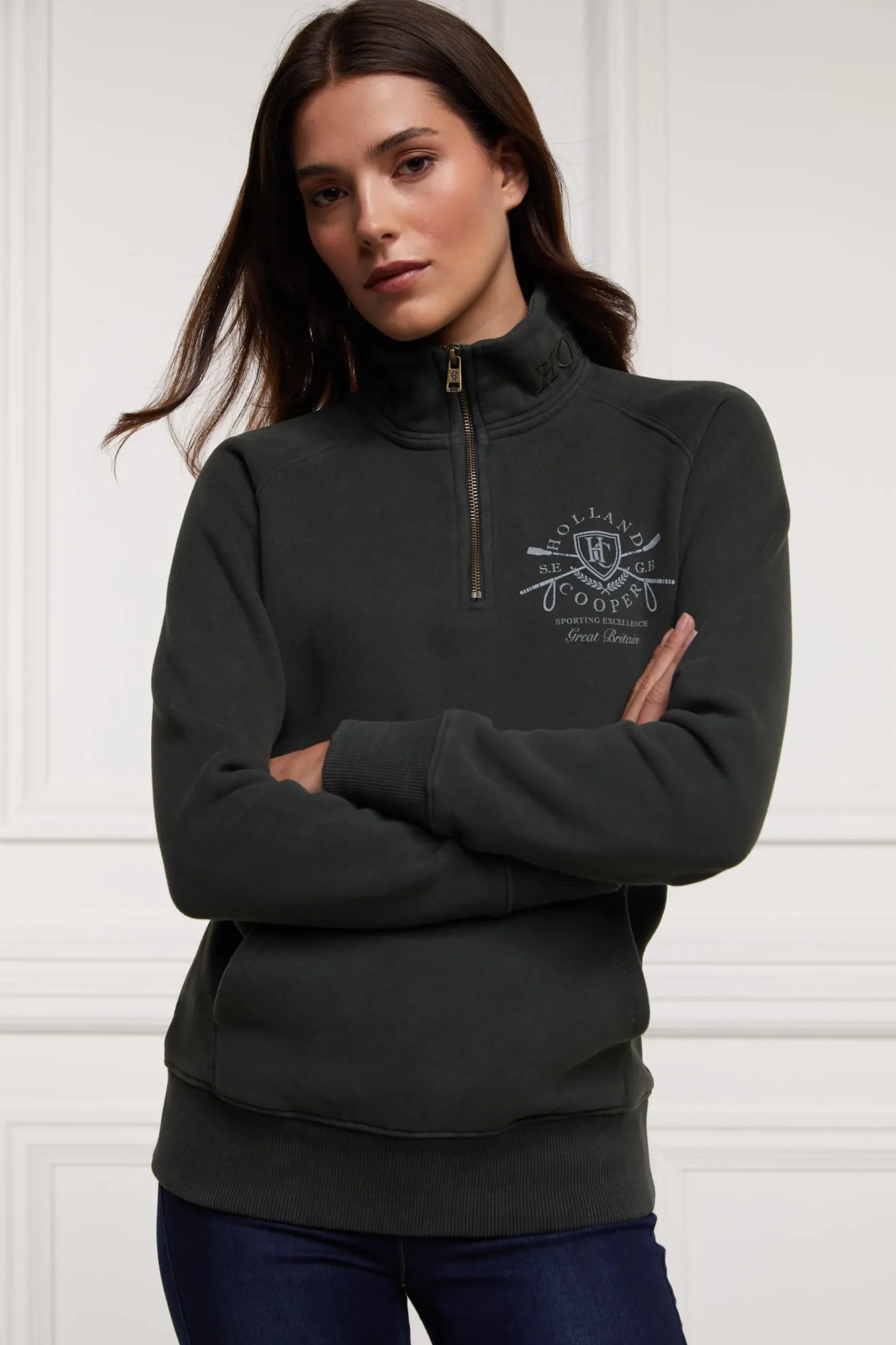 Crest Zip Henley