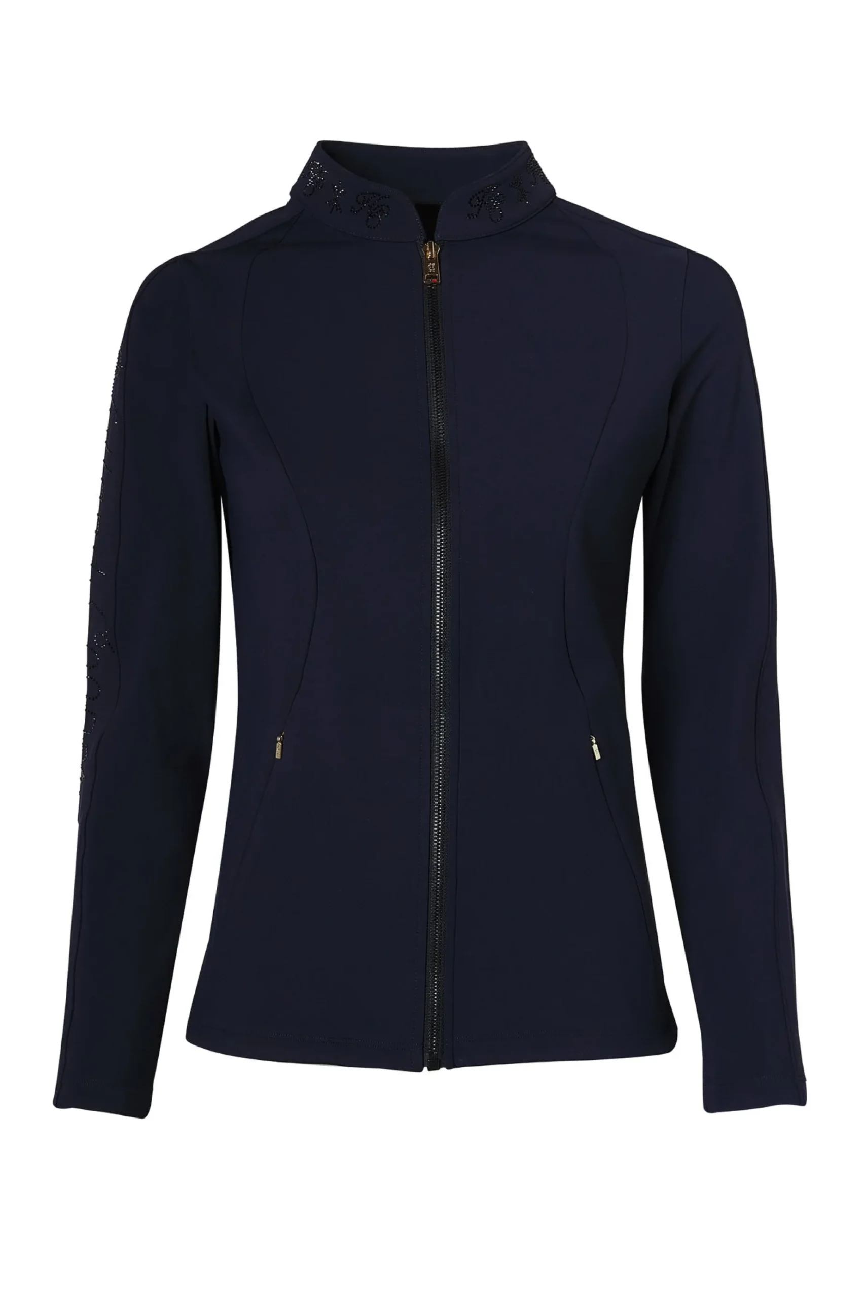 Crystal Zip Sweat