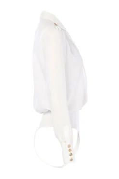 Cupro Shirt Bodysuit