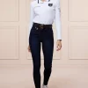 Denim Thermal Full Grip Breeches