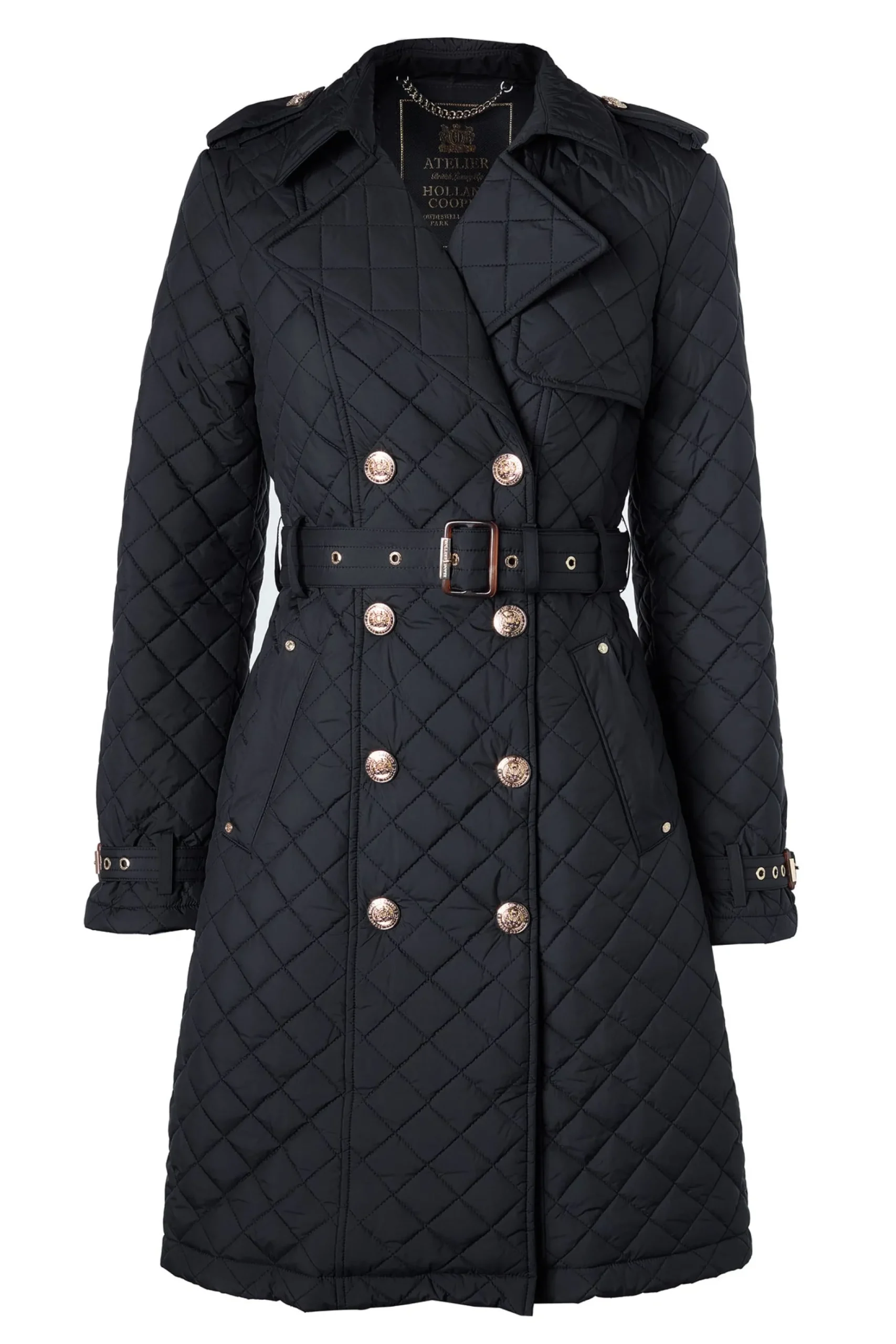 Enstone Quilted Trench Coat