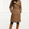 Grayson Quilted Trench Coat