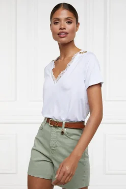 High Rise Denim Short
