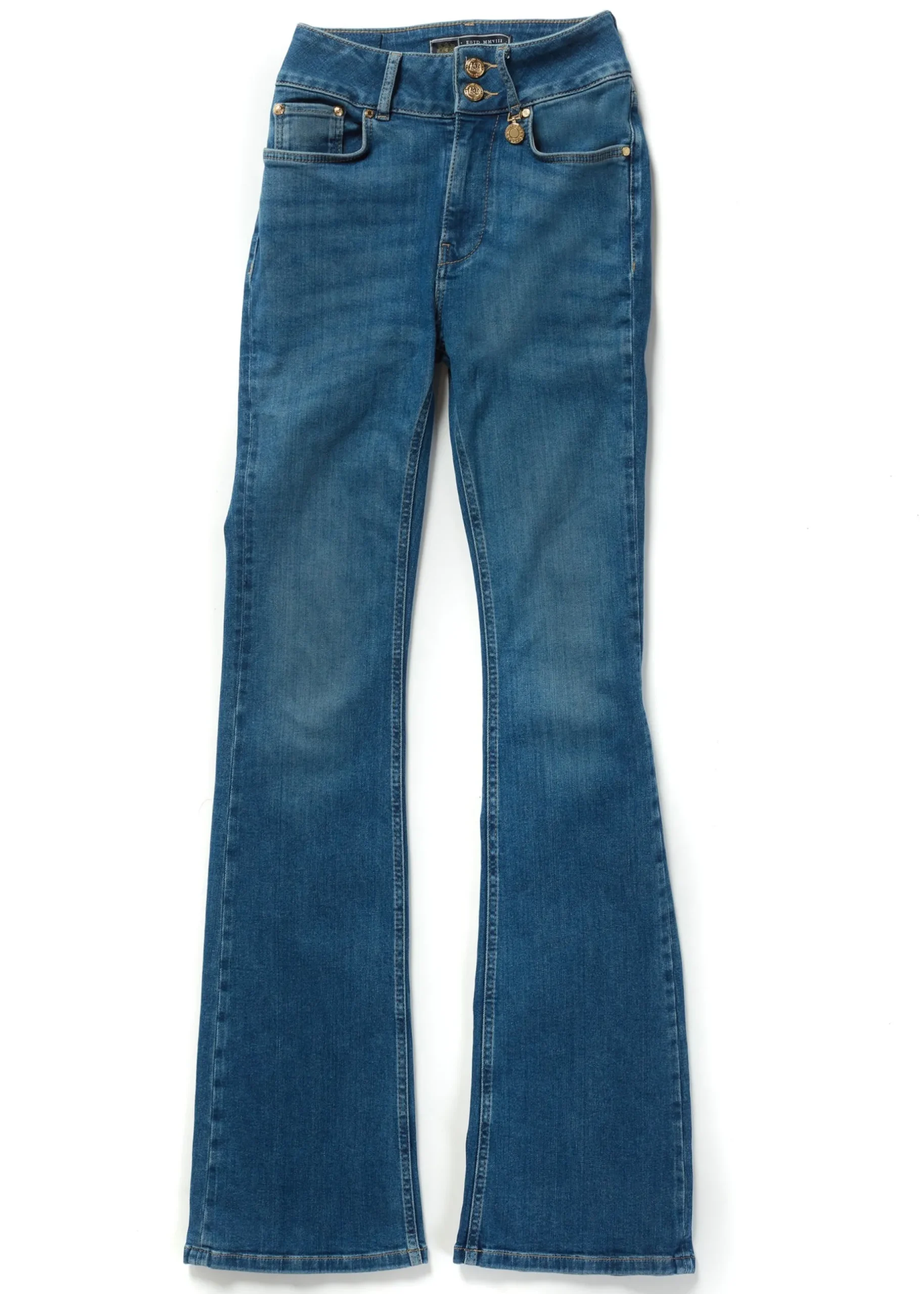 High Rise Flared Jean