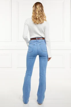 High Rise Flared Jean
