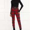 High Waisted Peg Trouser