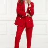 High Waisted Peg Trouser