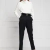 High Waisted Peg Trouser