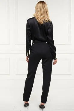 High Waisted Peg Trouser