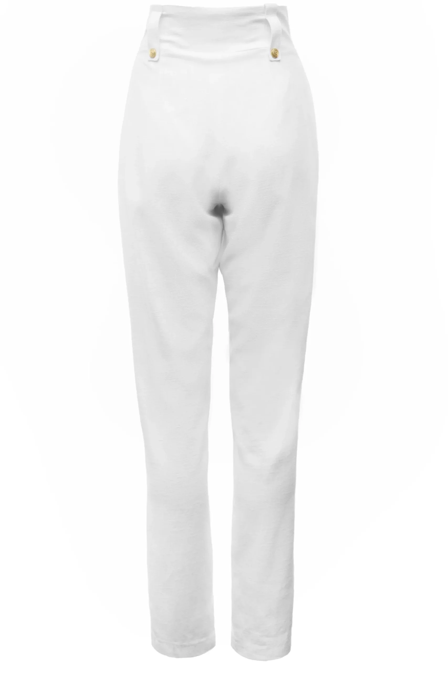 High Waisted Peg Trouser