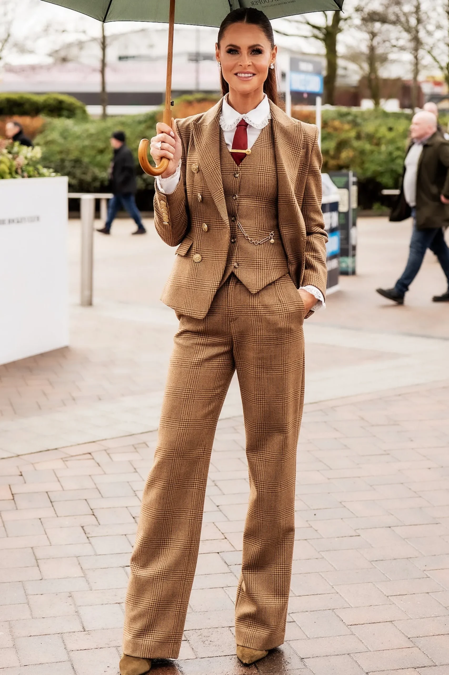 High Waisted Straight Trouser