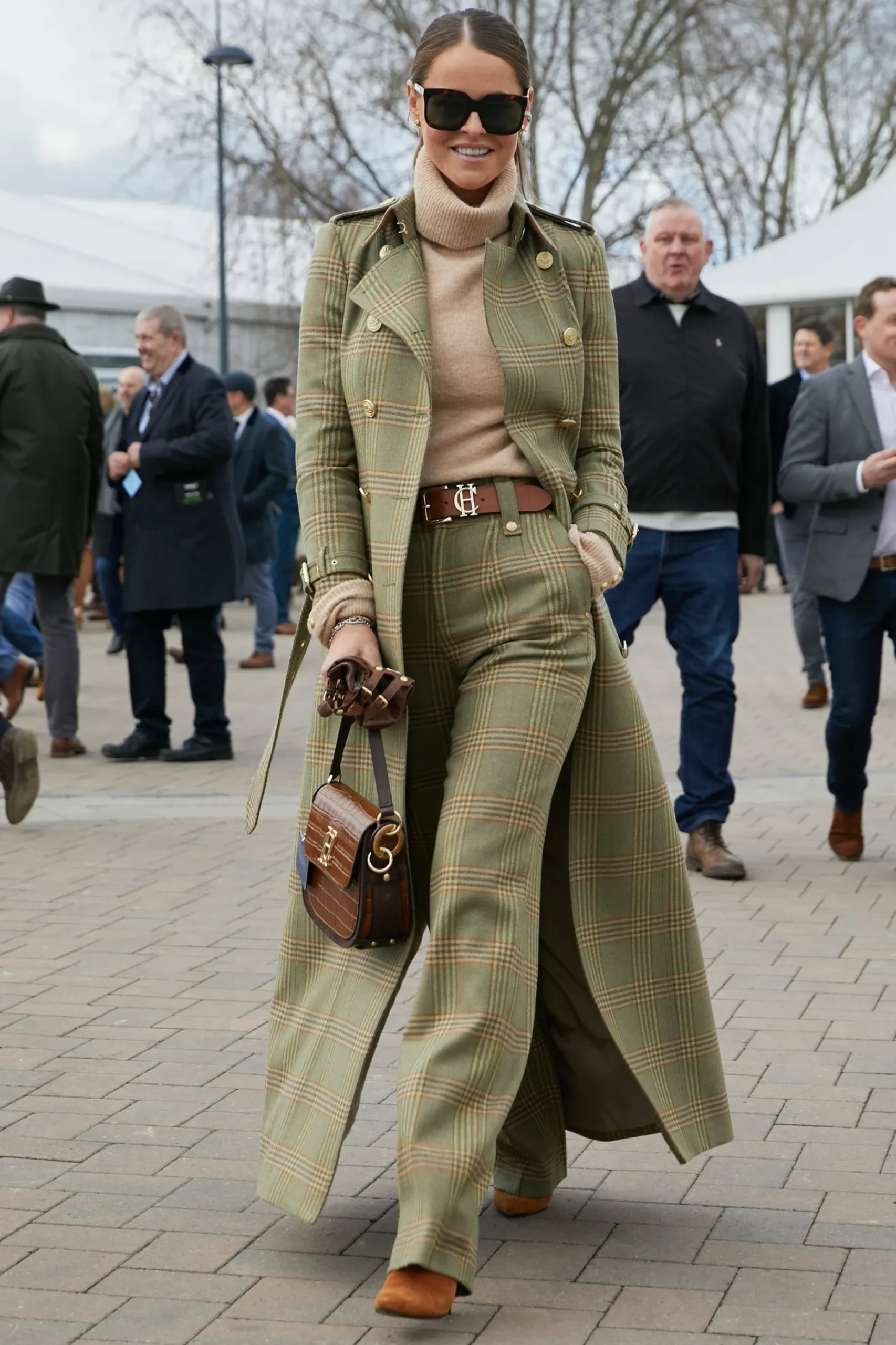 High Waisted Straight Trouser