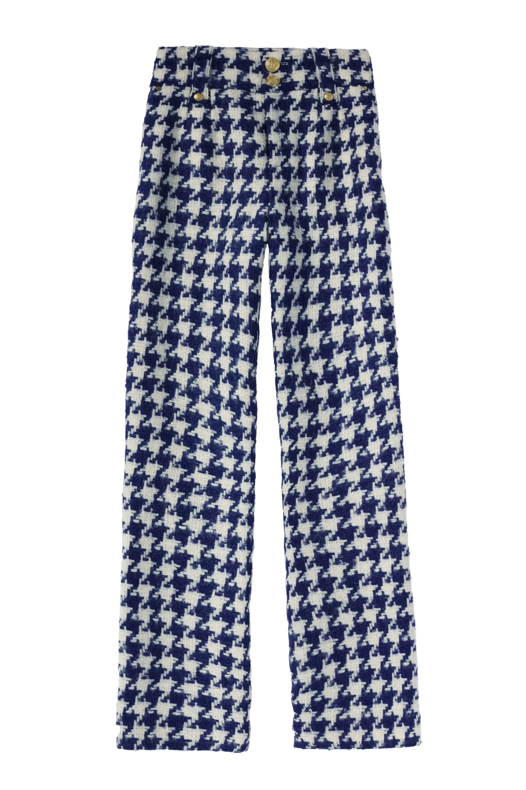 High Waisted Straight Trouser