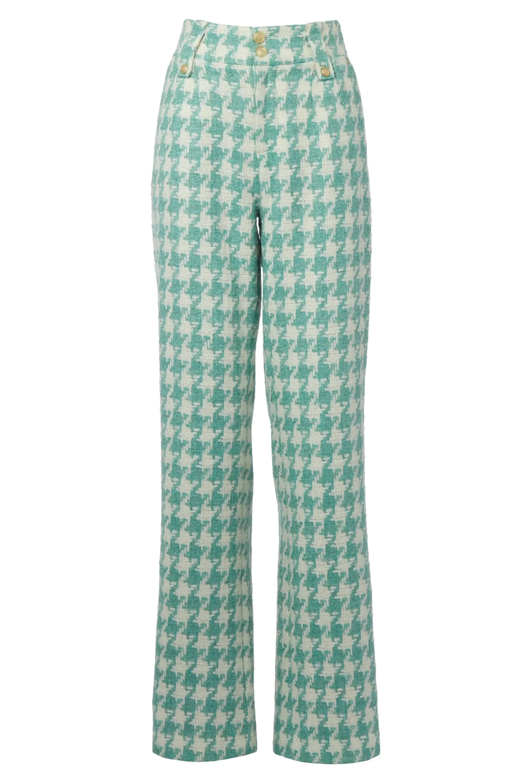 High Waisted Straight Trouser