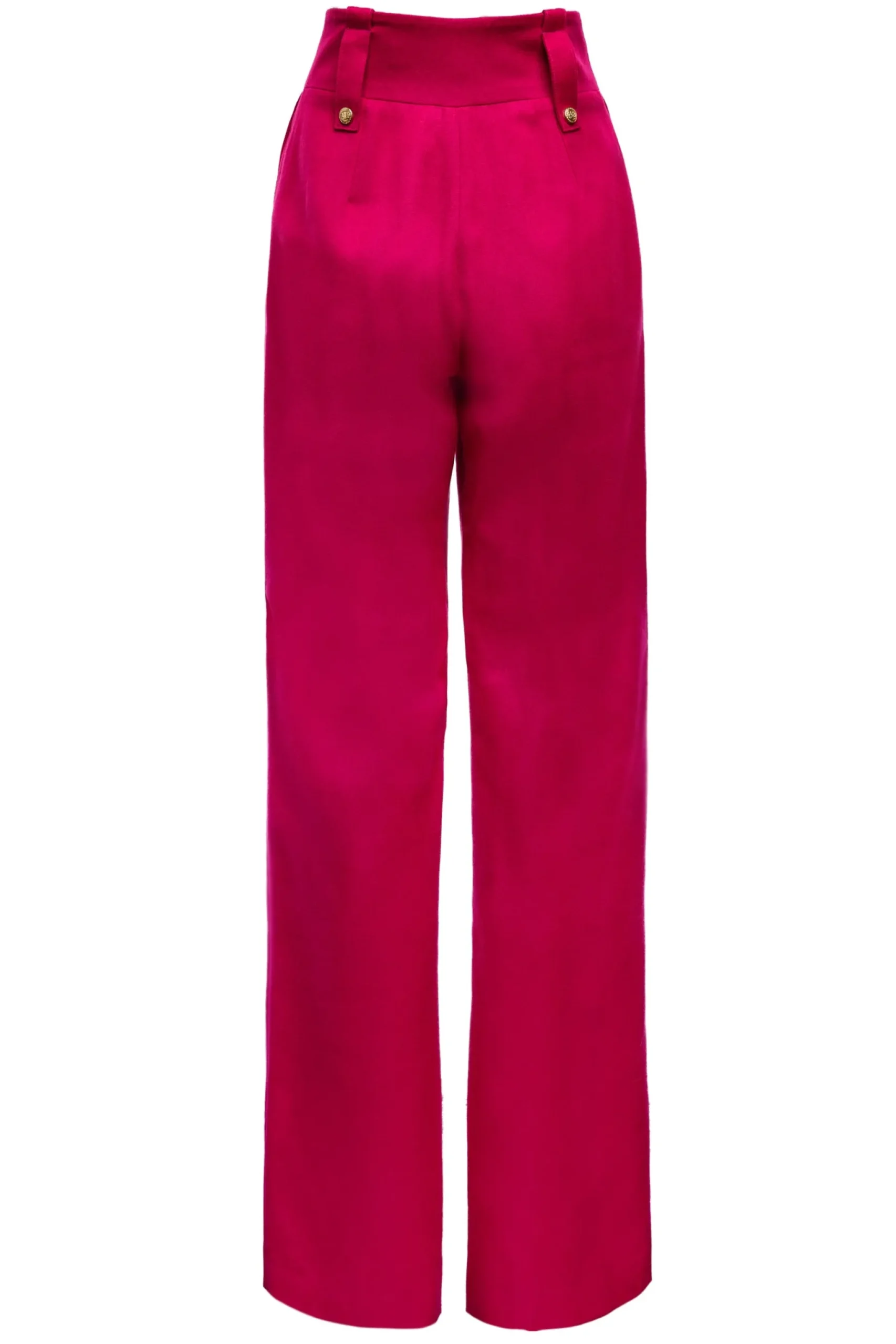 High Waisted Straight Trouser