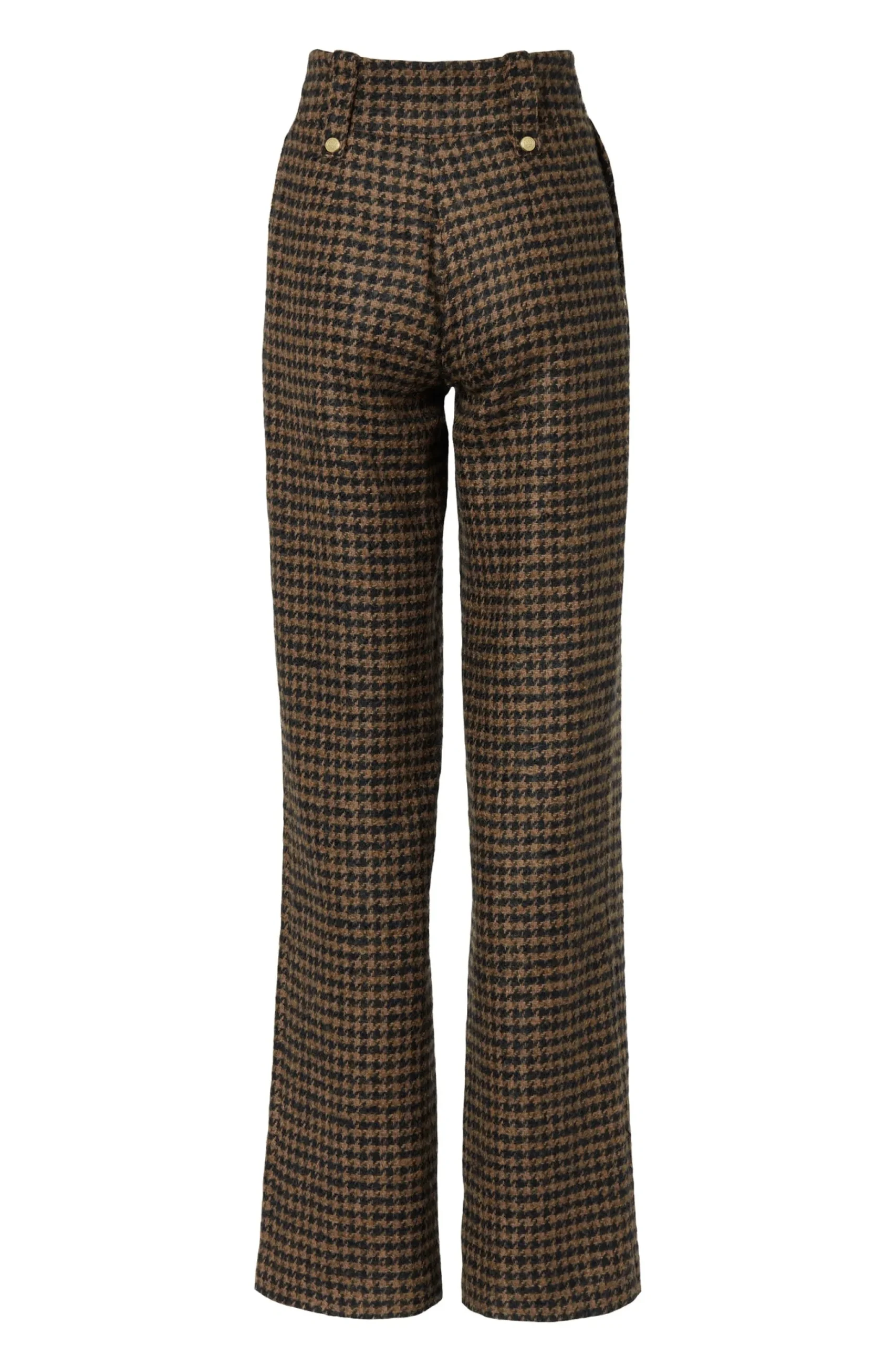 High Waisted Straight Trouser