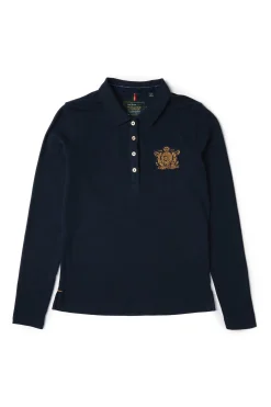 Long Sleeve Crest Polo