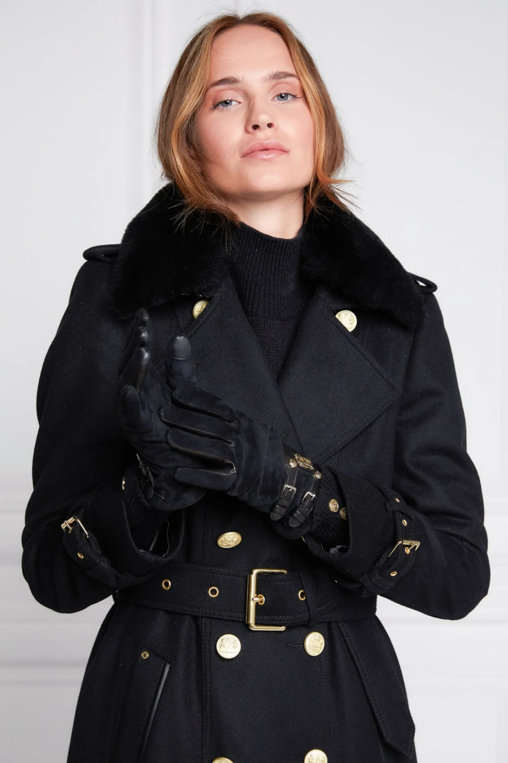 Marlborough Shearling Trench Coat