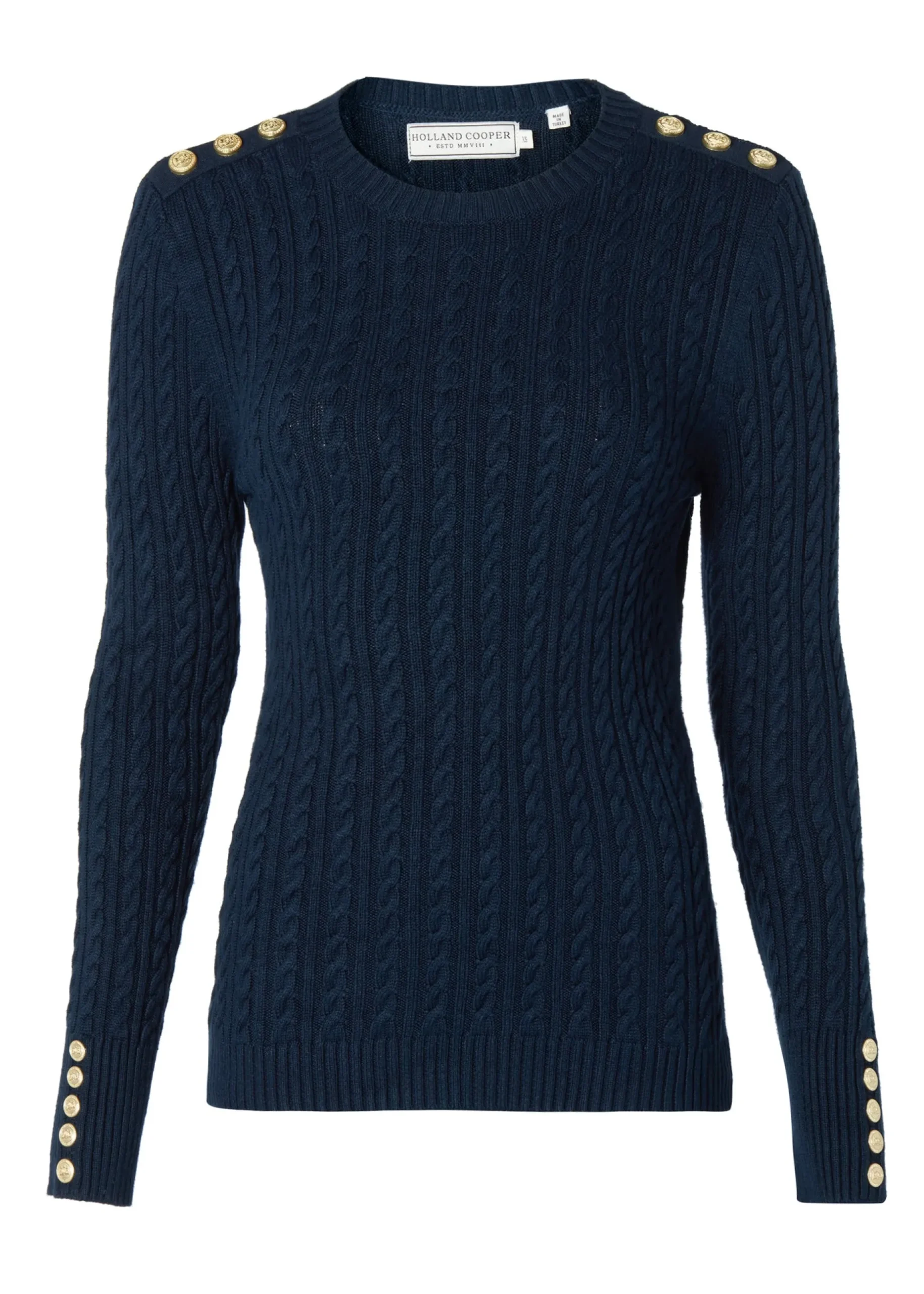 Seattle Cable Crew Knit