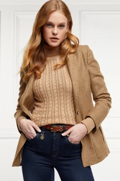Seattle Roll Neck Cable Knit