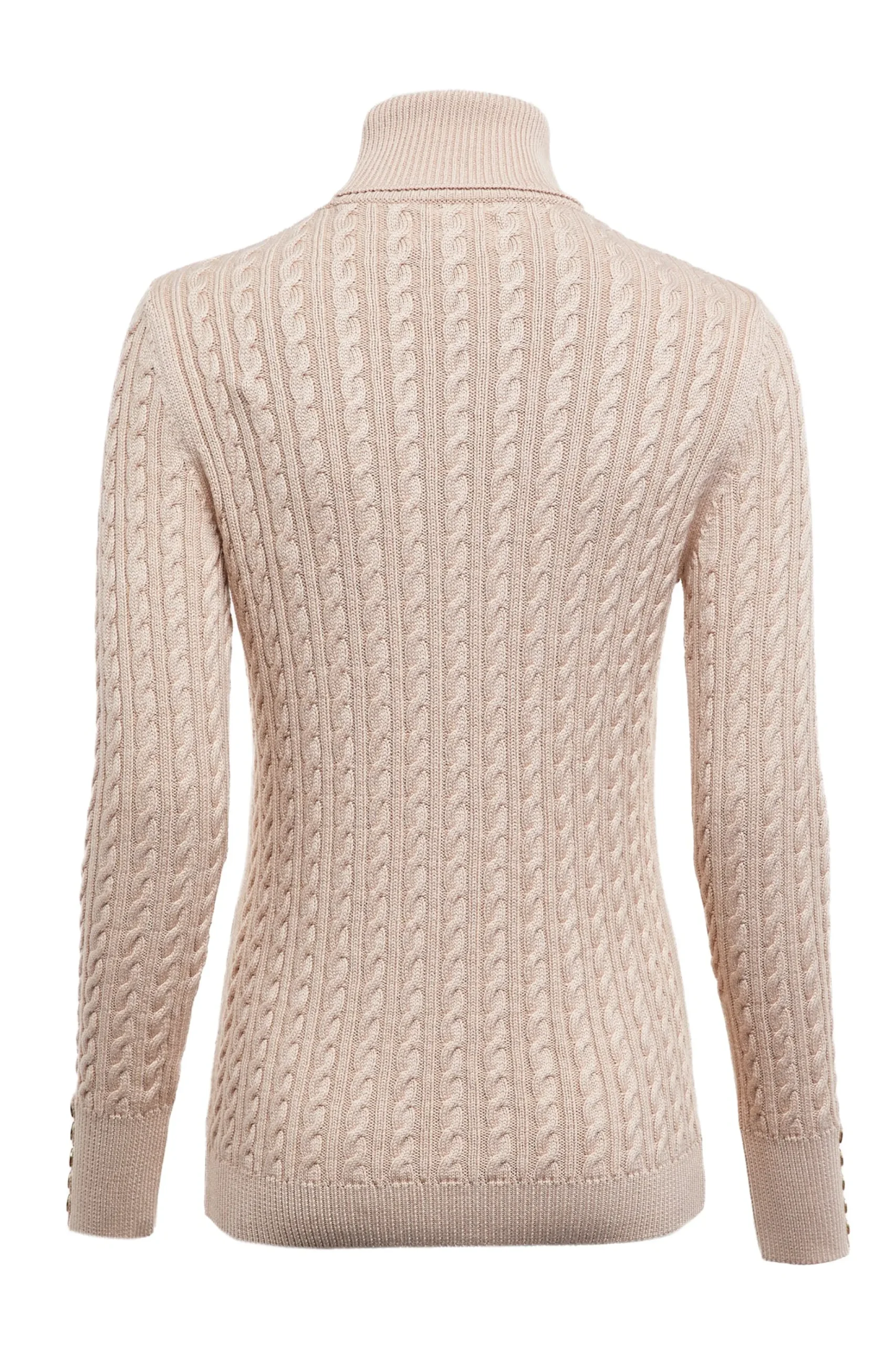 Seattle Roll Neck Cable Knit