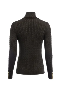 Seattle Roll Neck Cable Knit