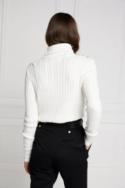 Seattle Roll Neck Cable Knit