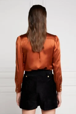 Silk V-Neck Blouse