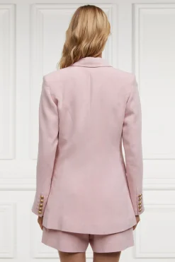 The Pink Linen Suit