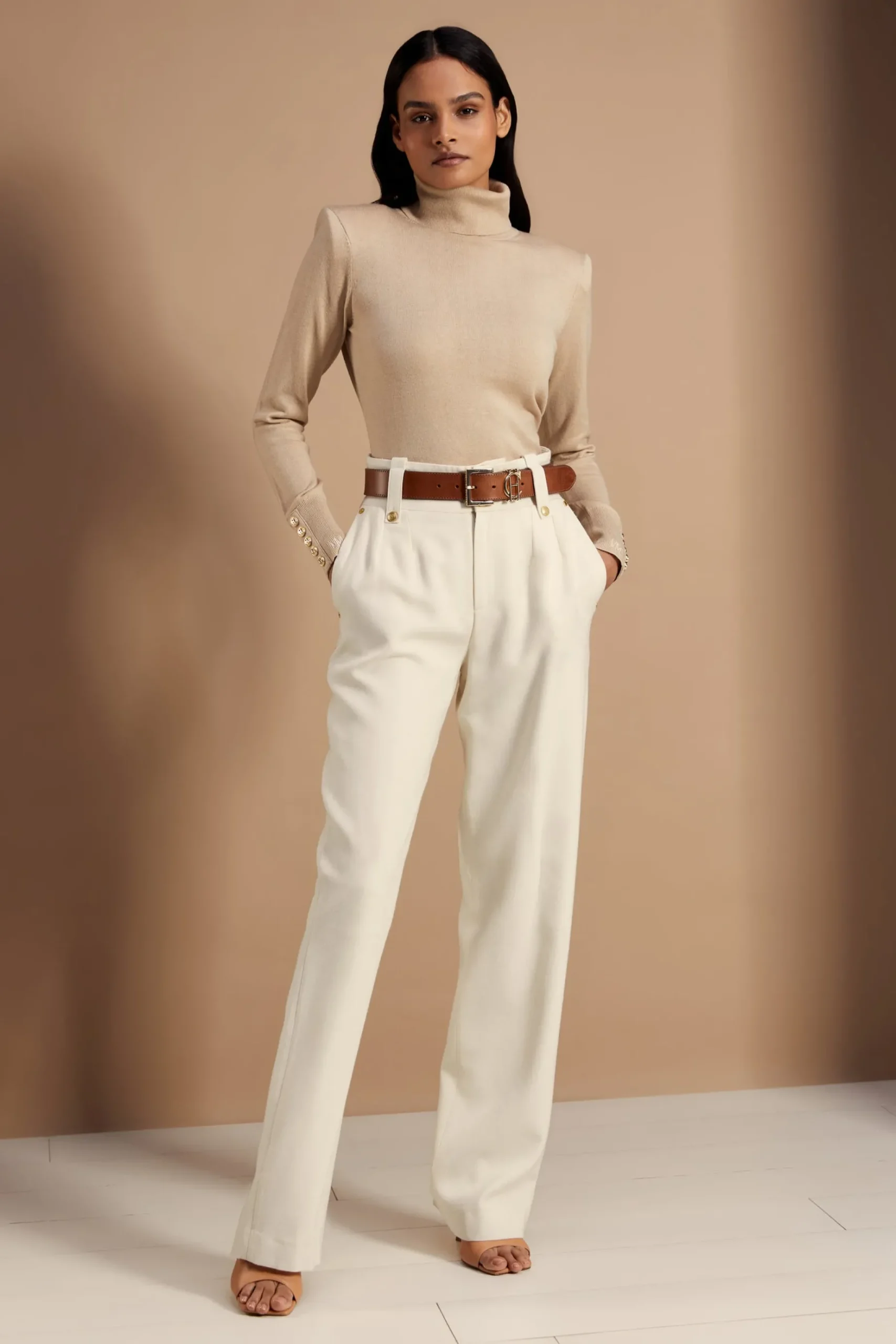 Victoria Cashmere Roll Neck